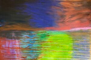 Canta ostinato, een schilderij door Henri Vertommen beeldend kunstenaar uit Maastricht