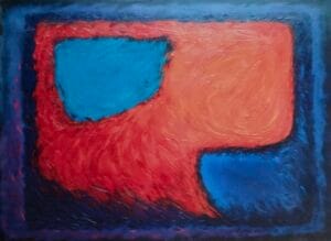 I colori di noche, een schilderij door Henri Vertommen beeldend kunstenaar uit Maastricht