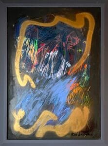Reflex , een schilderij door Henri Vertommen beeldend kunstenaar uit Maastricht