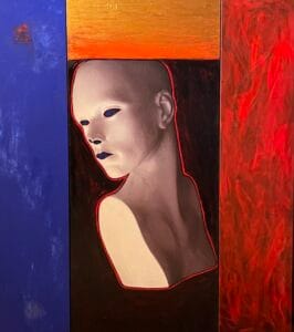 Fado, een schilderij door Henri Vertommen beeldend kunstenaar uit Maastricht